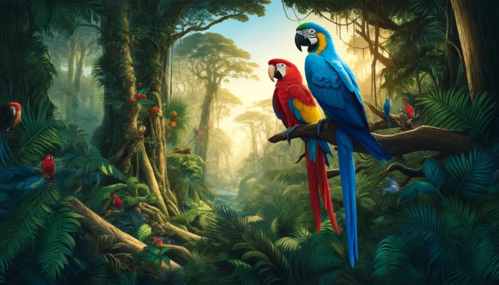 El Guacamayo del Amazonas: Cómo la Industria Textil Afecta a Estas Aves Espléndidas