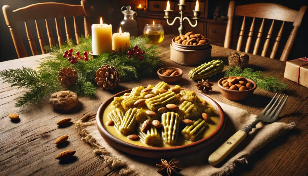 Cardo con almendras: el plato navideño más tradicional de Aragón